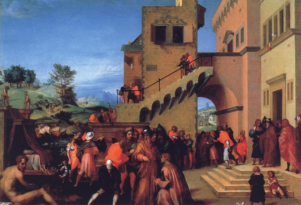 Del Sarto Andrea Historie Józefa autorstwa Andrea del Sarto