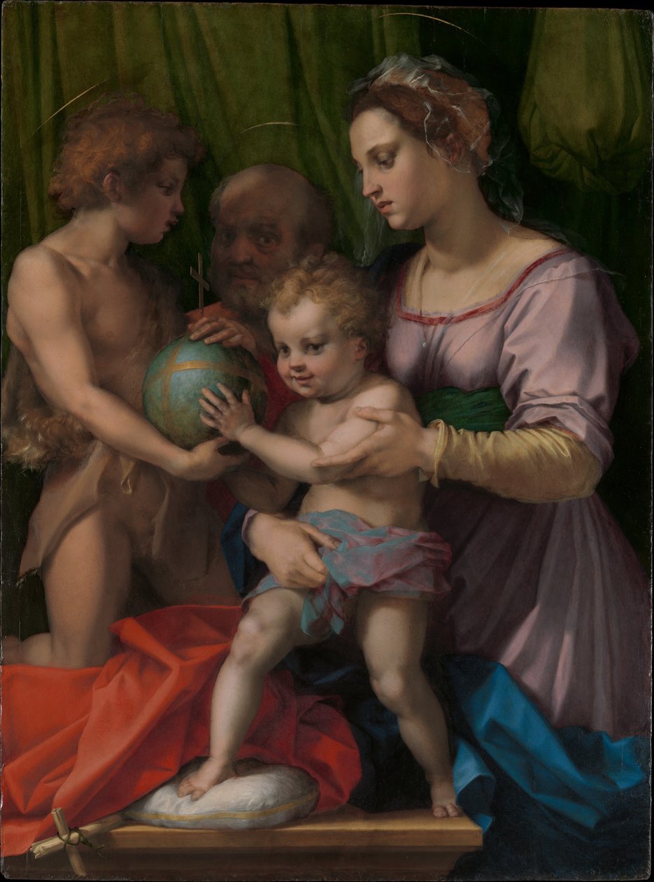 Święta Rodzina ze św. Janem Chrzcicielem autorstwa Andrea del Sarto