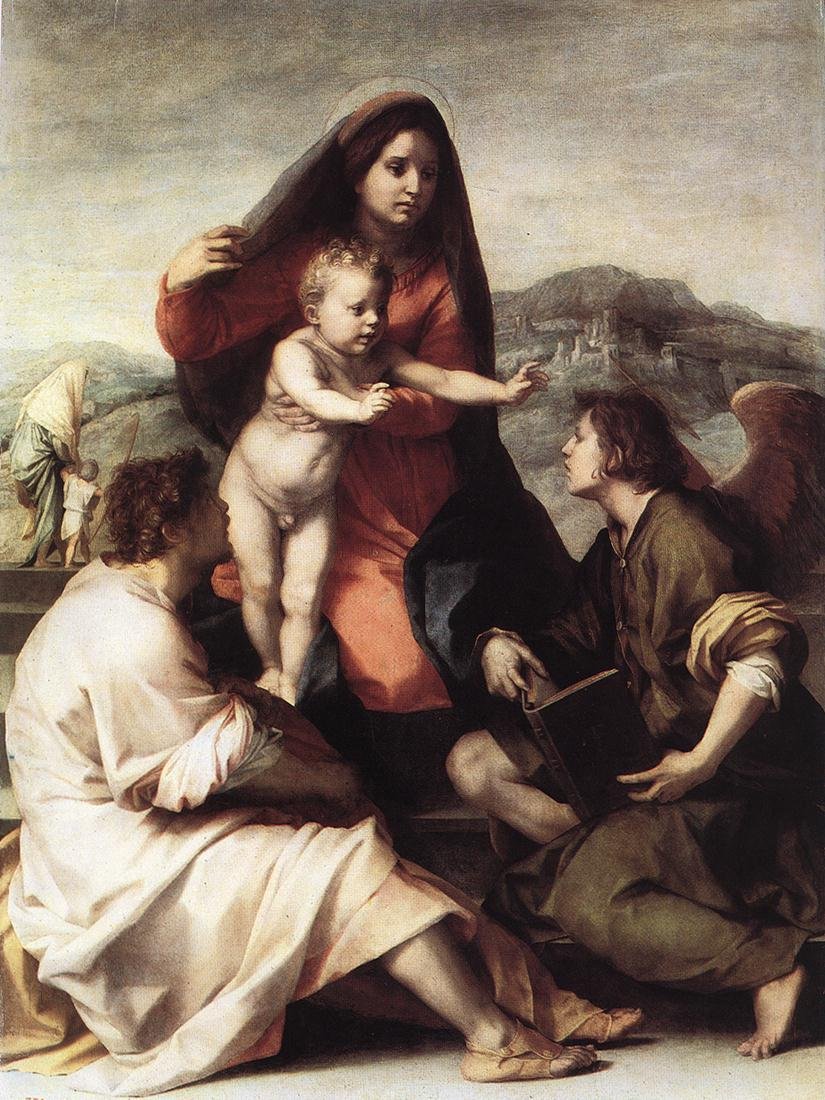 Madonna ze schodów autorstwa Andrea del Sarto