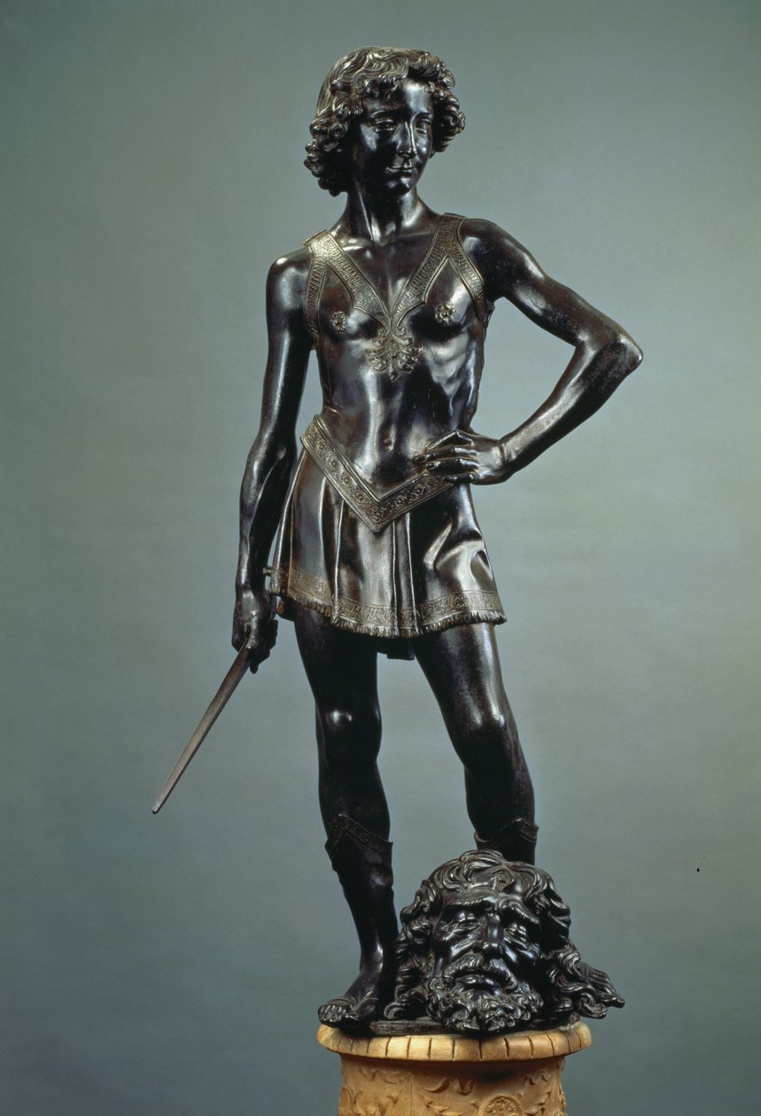 David, ok. 1470 (brąz) (patrz także 220043) autorstwa Andrea del Verrocchio