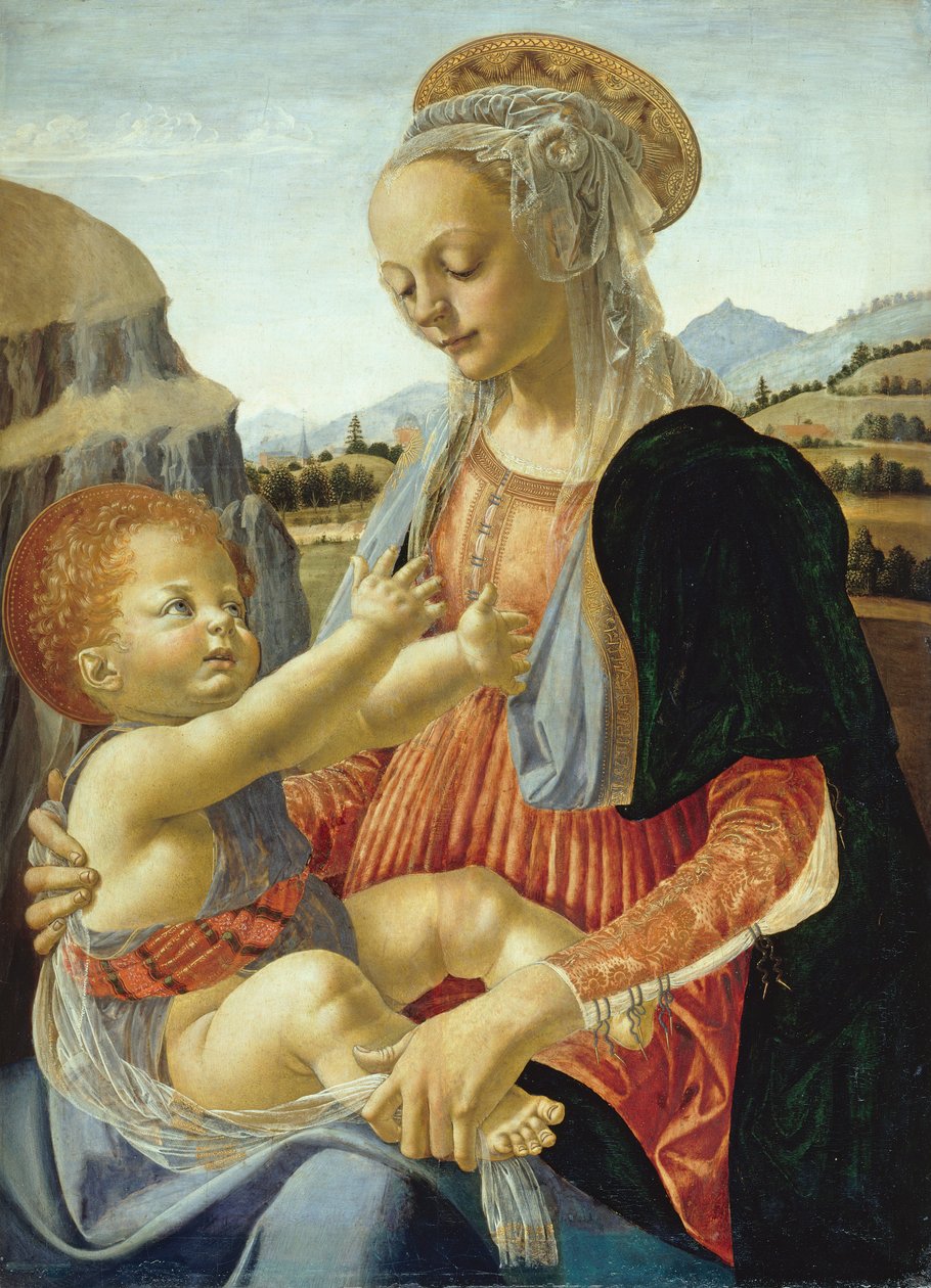 Maryja z Dzieciątkiem autorstwa Andrea del Verrocchio