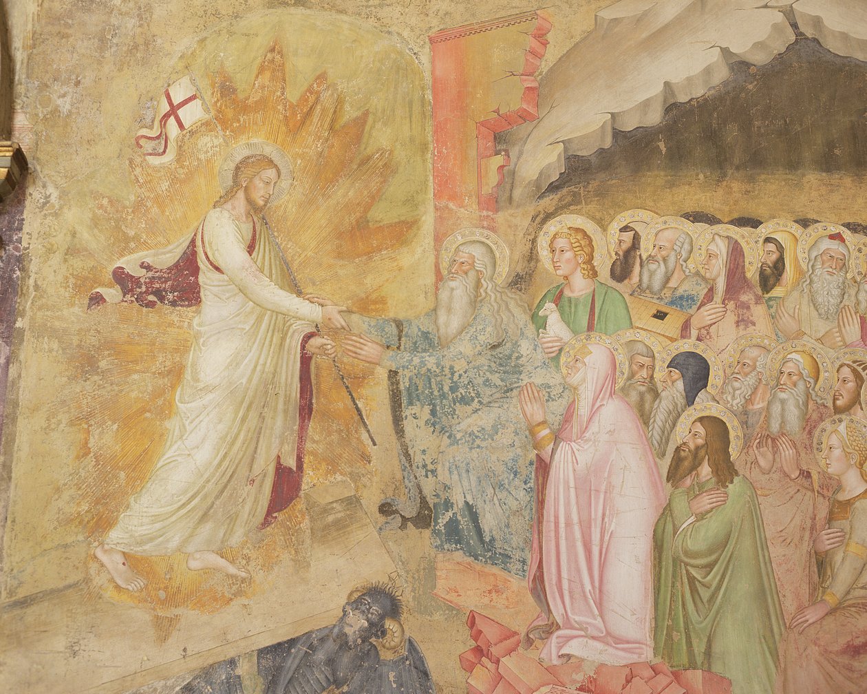 Zejście z Krzyża, Capellone Hiszpanów, 1365-67 autorstwa Andrea di Bonaiuto