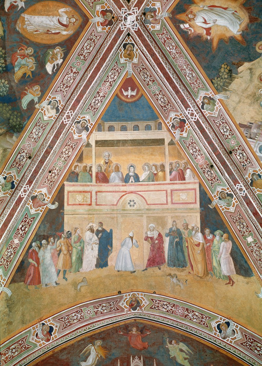 Pięćdziesiątnica, ok. 1366-68 autorstwa Andrea di Bonaiuto