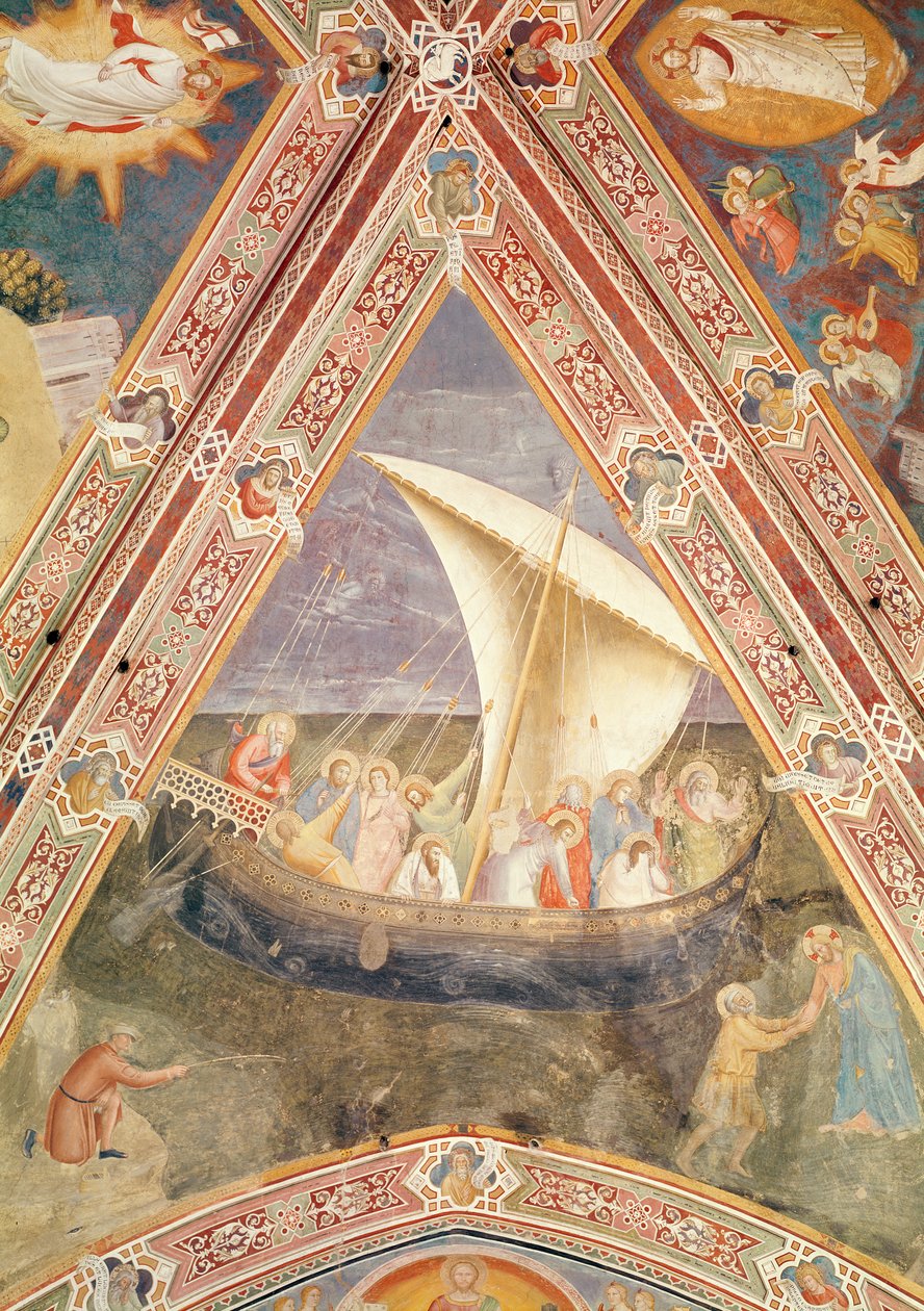 Łódź Świętego Piotra, ok. 1366-1368 autorstwa Andrea di Bonaiuto