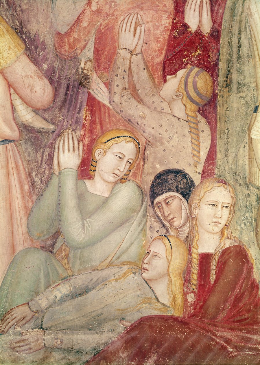 Głoszenie św. Piotra Męczennika, ok. 1366-68 (detal 439289) autorstwa Andrea di Bonaiuto