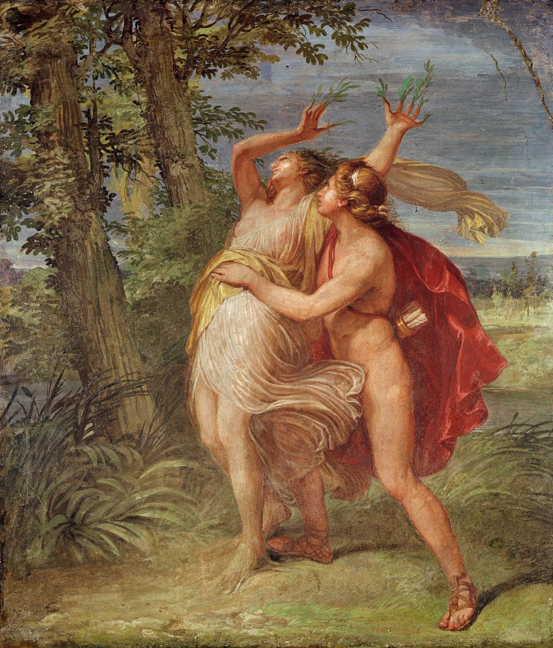Apollo i Daphne autorstwa Andrea the Elder Appiani
