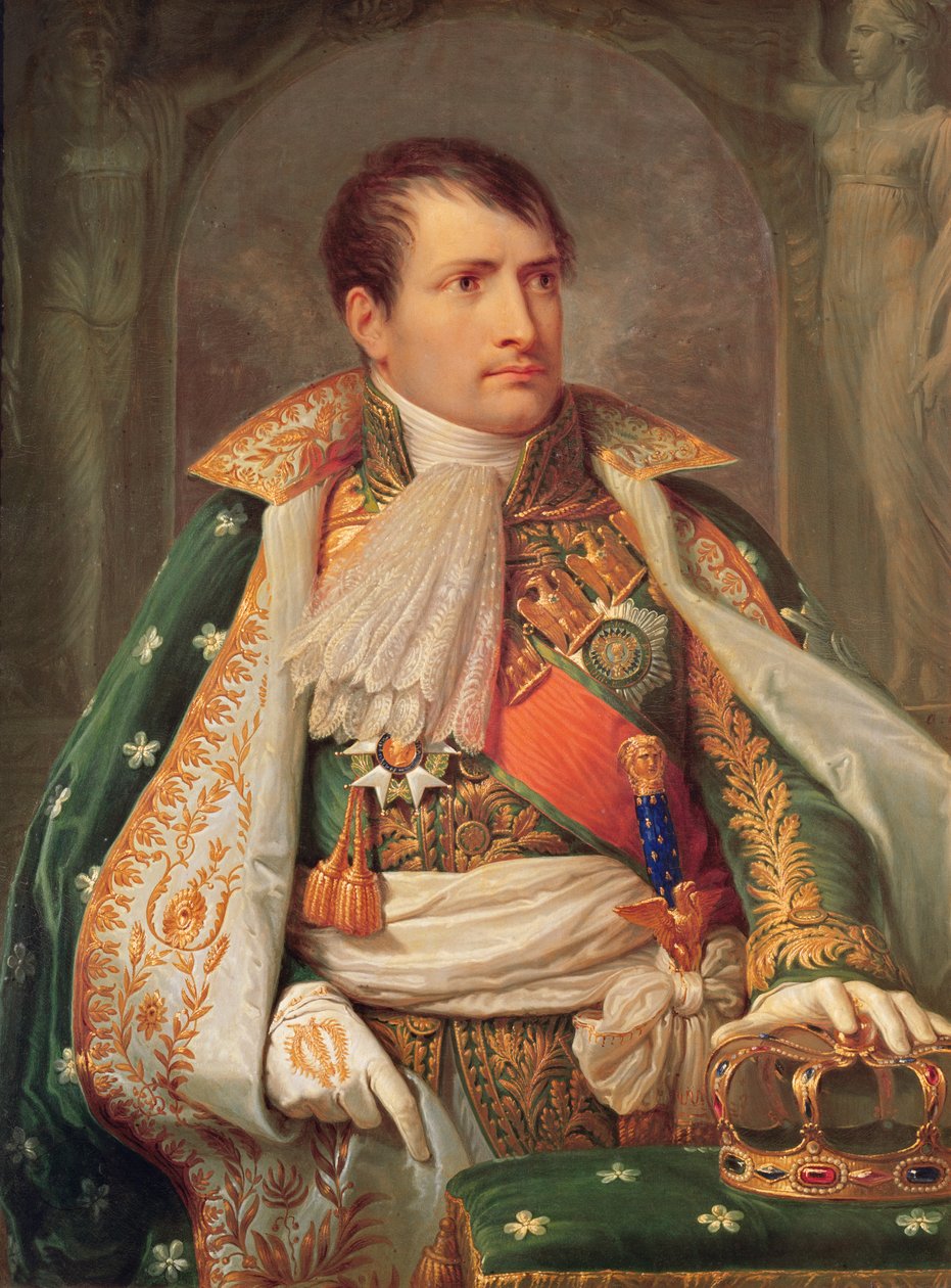 Napoleon I (1769-1821) król Włoch, ok. 1805-10 autorstwa Andrea the Elder Appiani