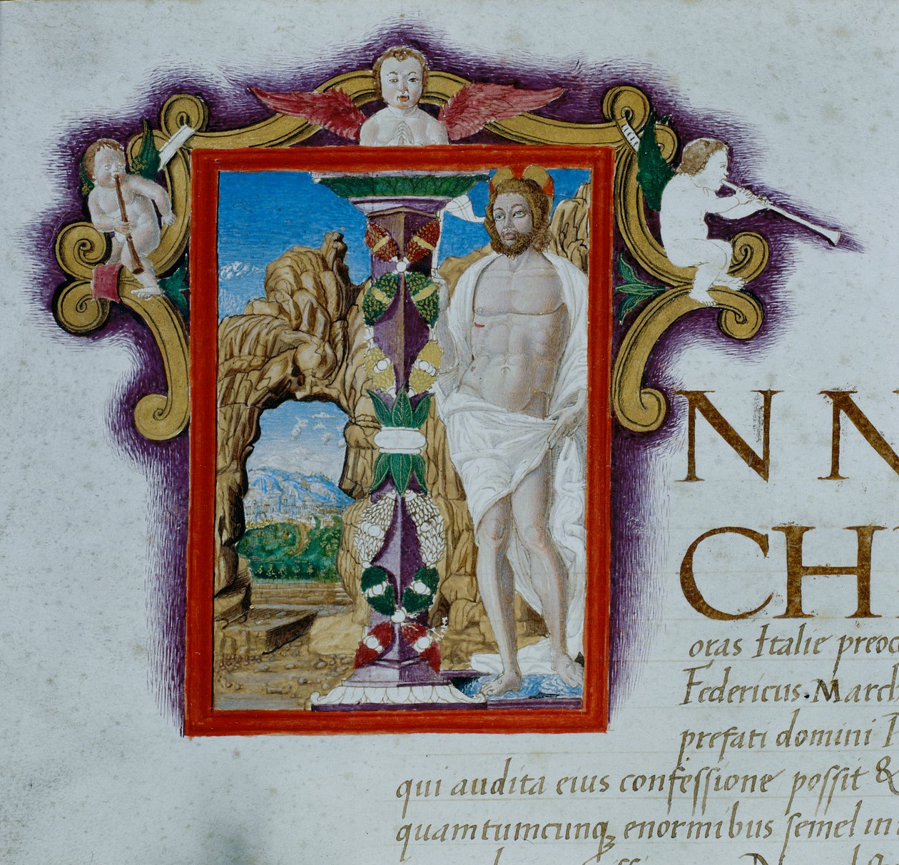 Wskrzeszenie autorstwa Andrea (school of) Mantegna
