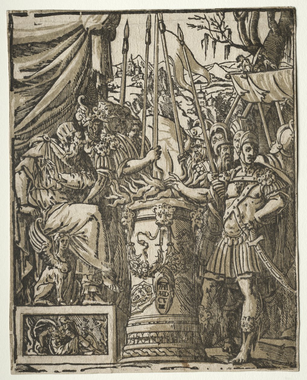 Mucius Scaevola autorstwa Andrea Andreani
