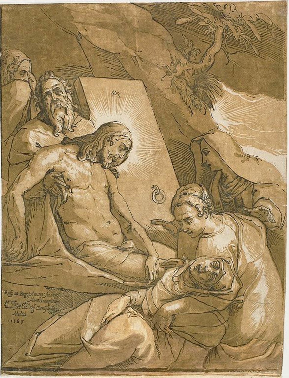 Złożenie do grobu autorstwa Andrea Andreani