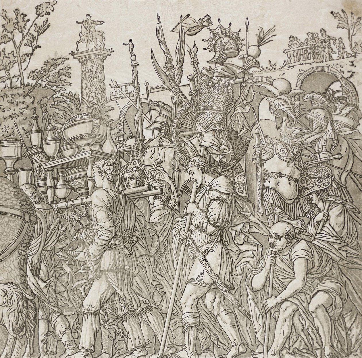 Triumf Cezara, 1599 autorstwa Andrea Andreani