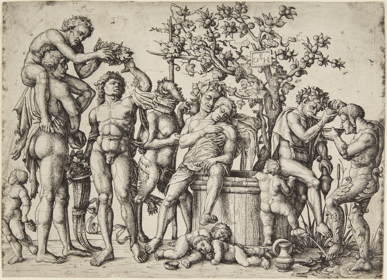 Bachanalia autorstwa Andrea Mantegna