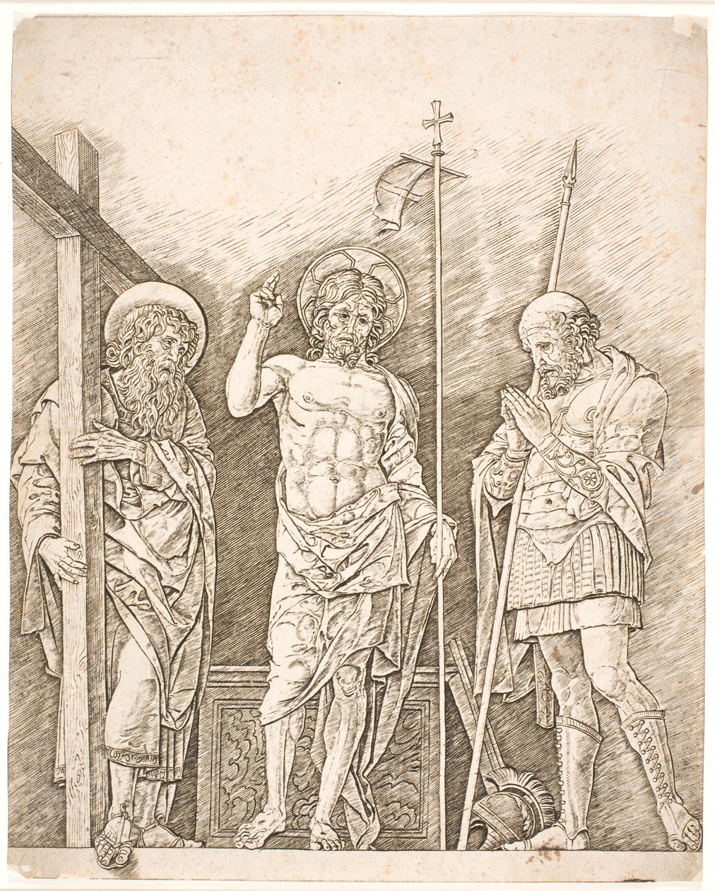 Zmartwychwstały Chrystus autorstwa Andrea Mantegna