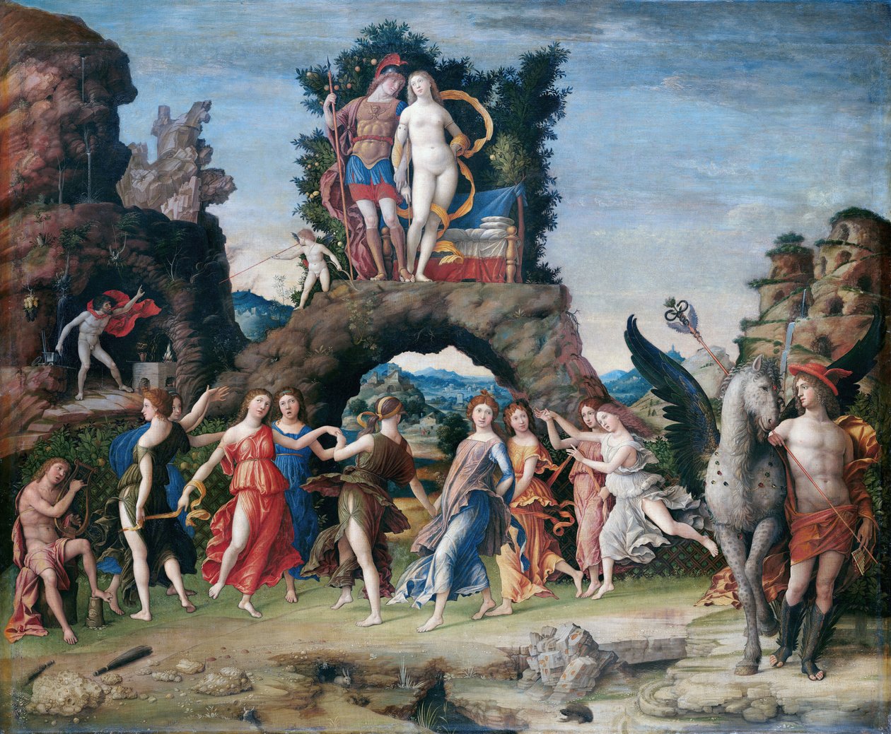 Parnas autorstwa Andrea Mantegna