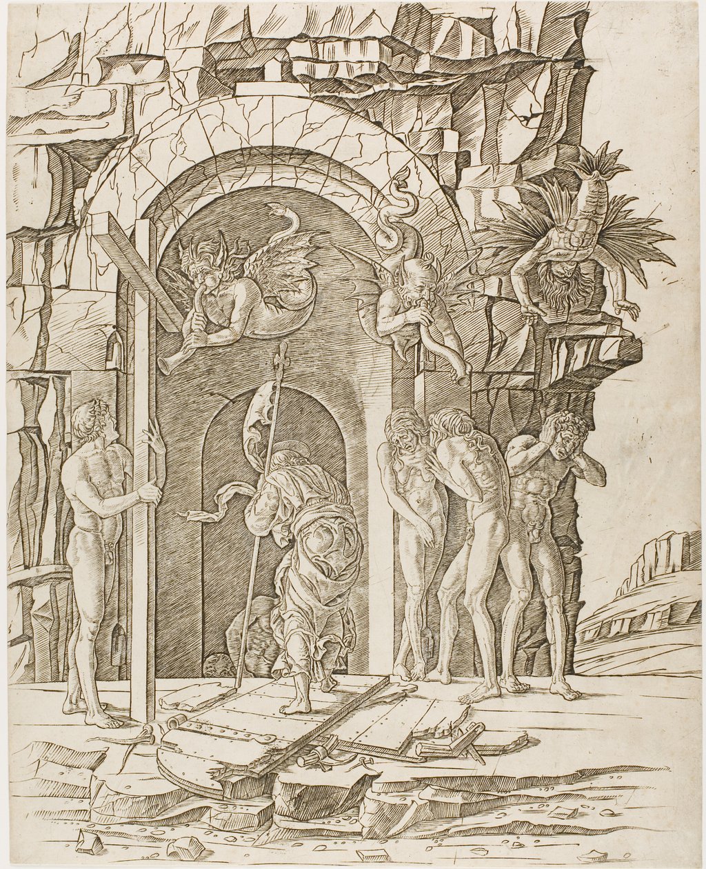 Zejście do Limbo autorstwa Andrea Mantegna