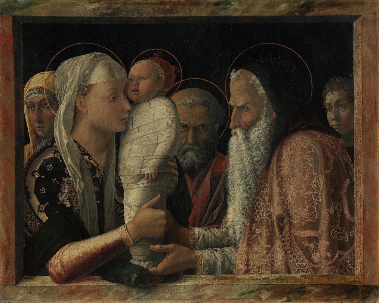 Ofiarowanie Chrystusa w świątyni autorstwa Andrea Mantegna