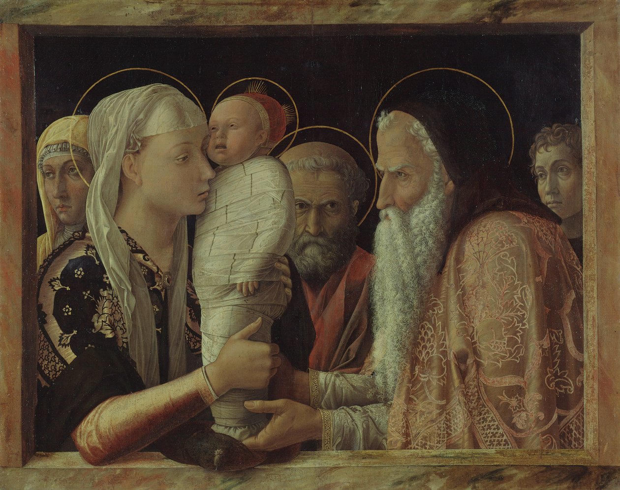 Ofiarowanie Chrystusa w świątyni autorstwa Andrea Mantegna