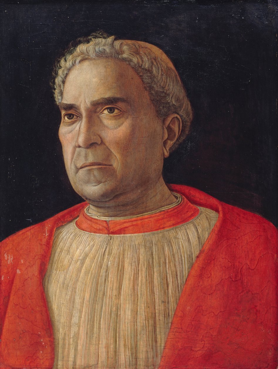 Niemcy: Kardynał Ludovico Trevisan (1401-1465) Portret kardynała Ludovico Trevisana autorstwa Andrea Mantegna
