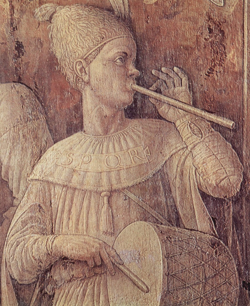 Triumf Scypiona Wprowadzenie kultu Cybele w Rzymie autorstwa Andrea Mantegna