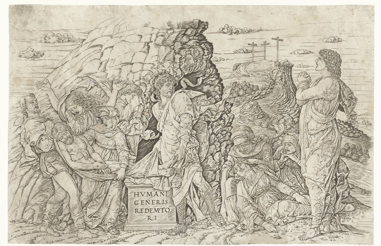 Złożenie do grobu Chrystusa autorstwa Andrea Mantegna