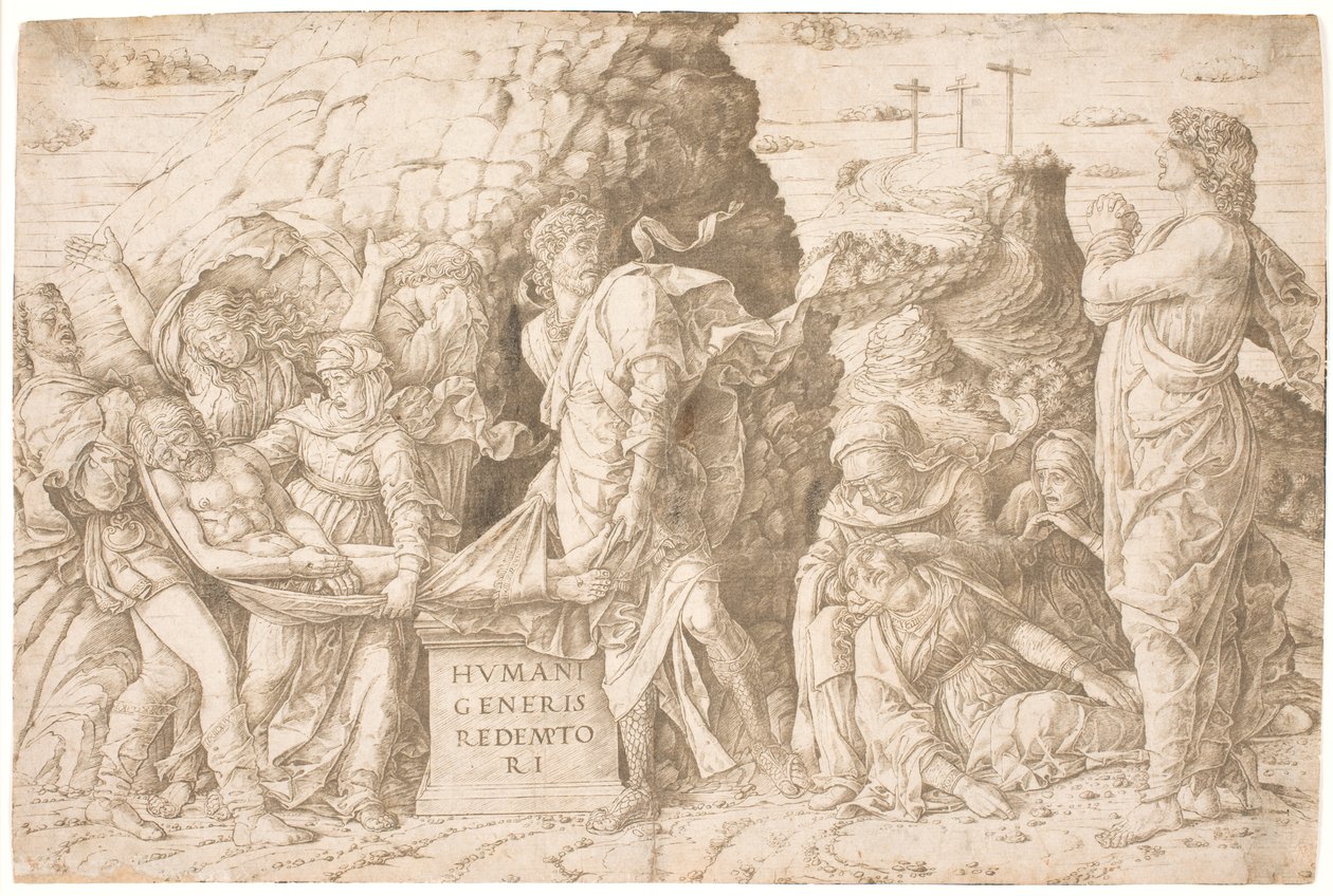 Pogrzeb autorstwa Andrea Mantegna