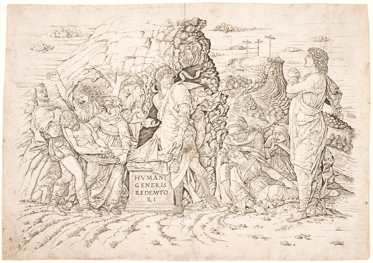 Pogrzeb autorstwa Andrea Mantegna