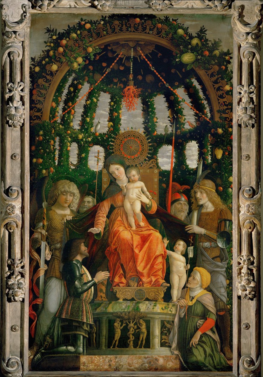 Matka Boża Zwycięska ... autorstwa Andrea Mantegna