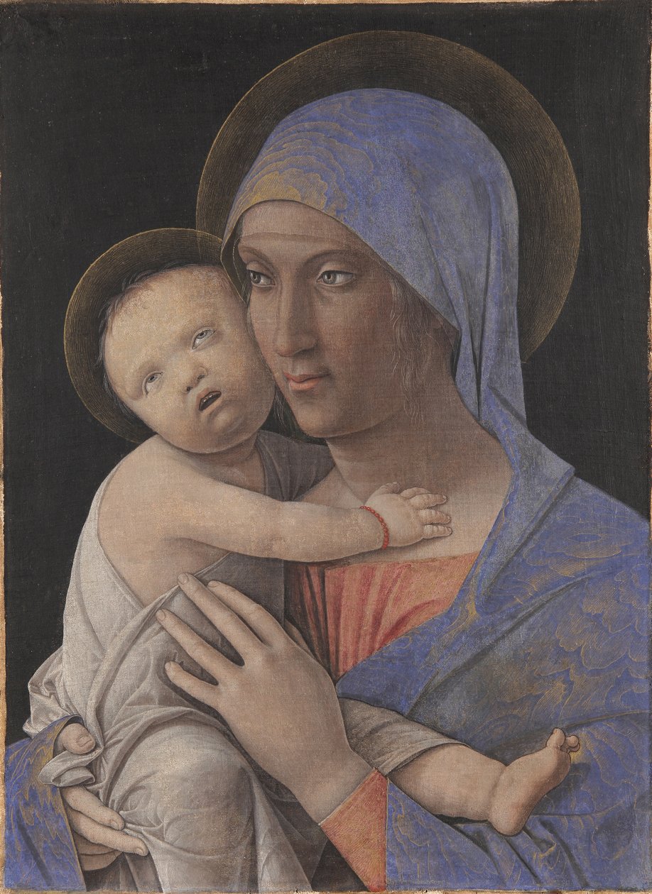Madonna z Dzieciątkiem, 1480. autorstwa Andrea Mantegna