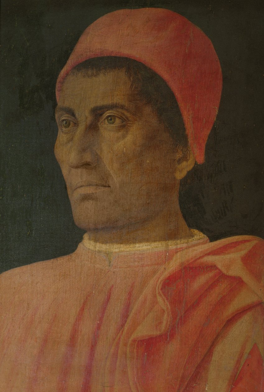 Portret kardynała Carlo de Medici autorstwa Andrea Mantegna