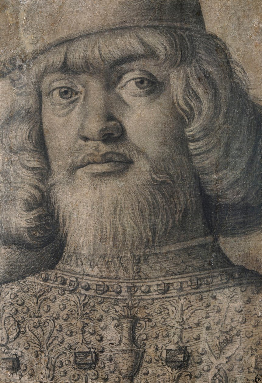 Porträt von Francesco II Gonzaga, 4. Markgraf von Mantua (1466-1519) autorstwa Andrea Mantegna