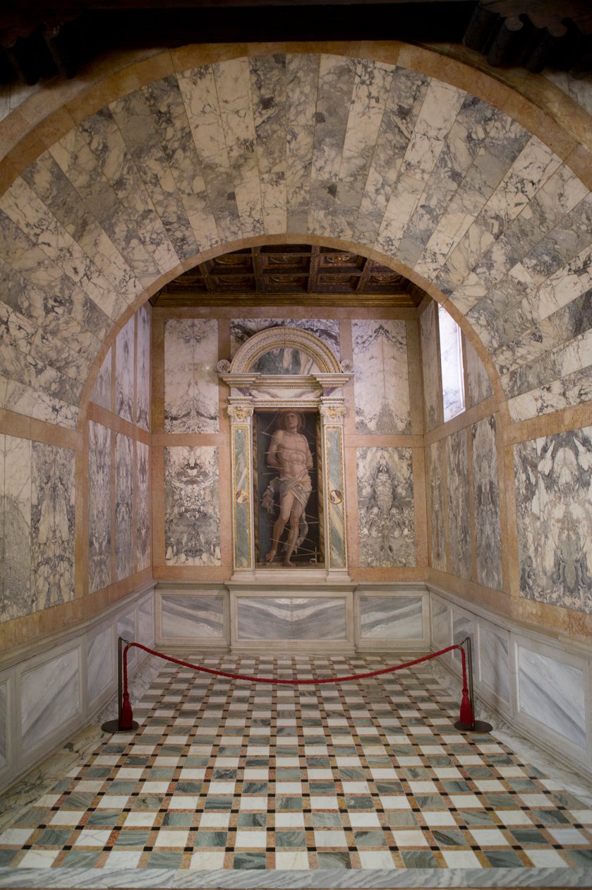 Św. Sebastian, ok.1490 autorstwa Andrea Mantegna
