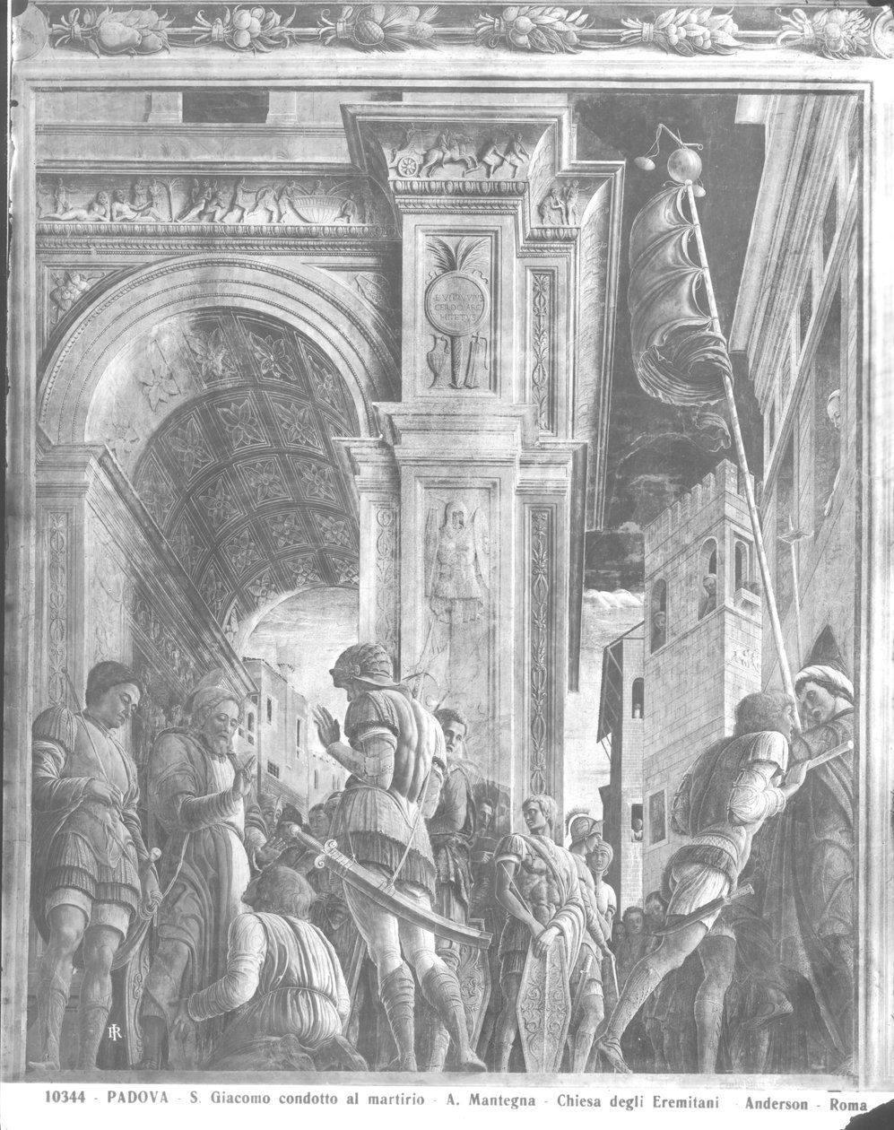 Św. Jakub Wielki w drodze na egzekucję (więcej) autorstwa Andrea Mantegna