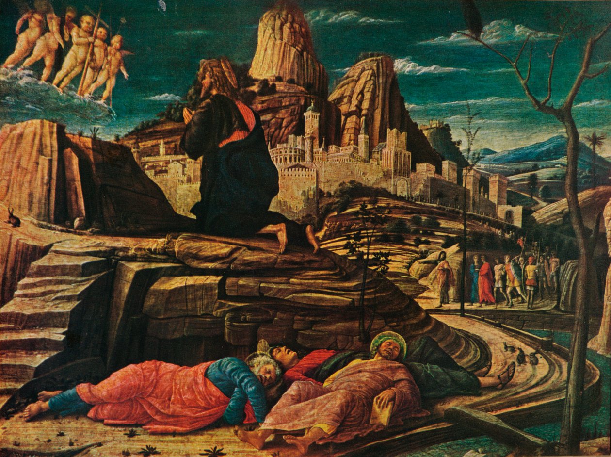 Agonia w ogrodzie, c1458, 1909 autorstwa Andrea Mantegna
