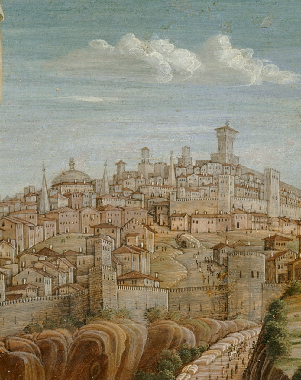 Ukrzyżowanie. Centralny panel predelli dla głównego ... autorstwa Andrea Mantegna