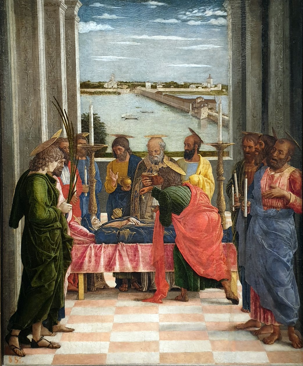 Śmierć Dziewicy autorstwa Andrea Mantegna
