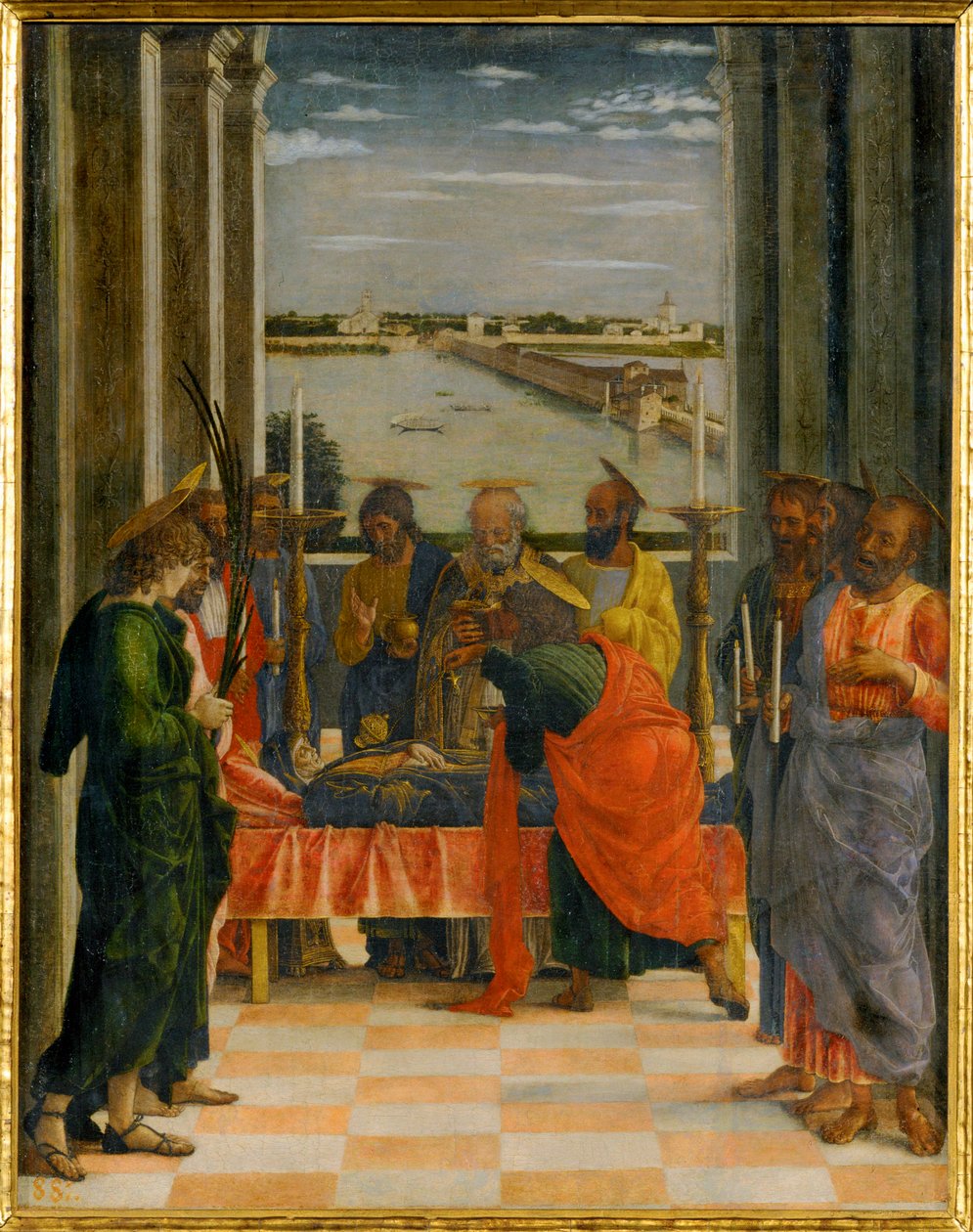 Śmierć Dziewicy autorstwa Andrea Mantegna