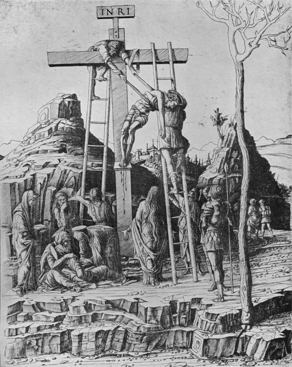 Zdjęcie z krzyża, 1475 autorstwa Andrea Mantegna