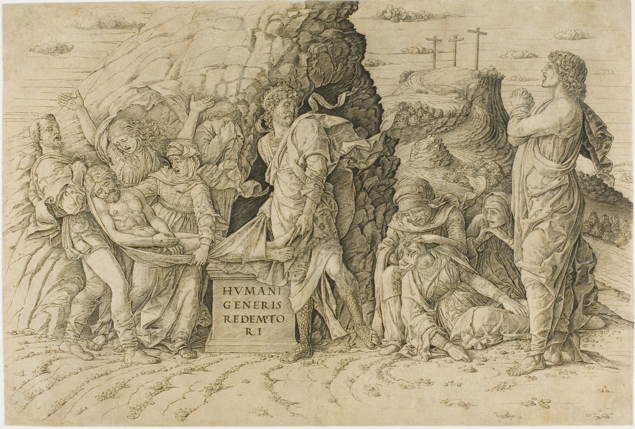 Złożenie do grobu autorstwa Andrea Mantegna