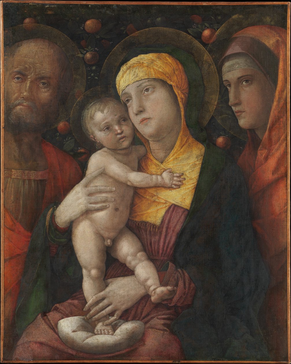 Święta Rodzina ze św. Marią Magdaleną autorstwa Andrea Mantegna