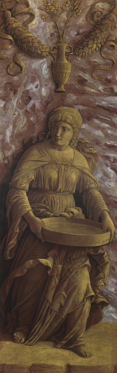 Westalka Tuccia z sitkiem, ok. 1900 r. 1500. autorstwa Andrea Mantegna