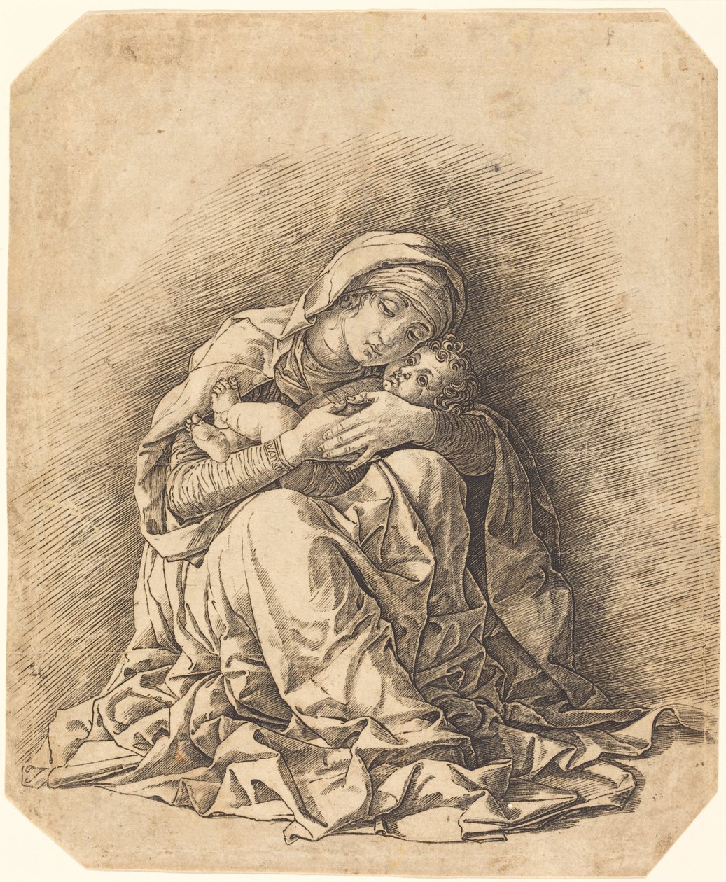 Madonna z Dzieciątkiem autorstwa Andrea Mantegna
