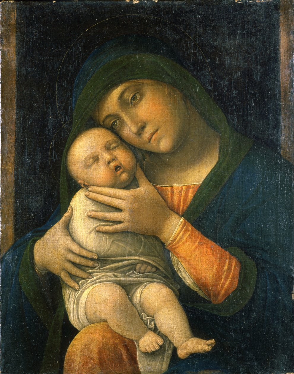 Dziewica i Dziecko autorstwa Andrea Mantegna