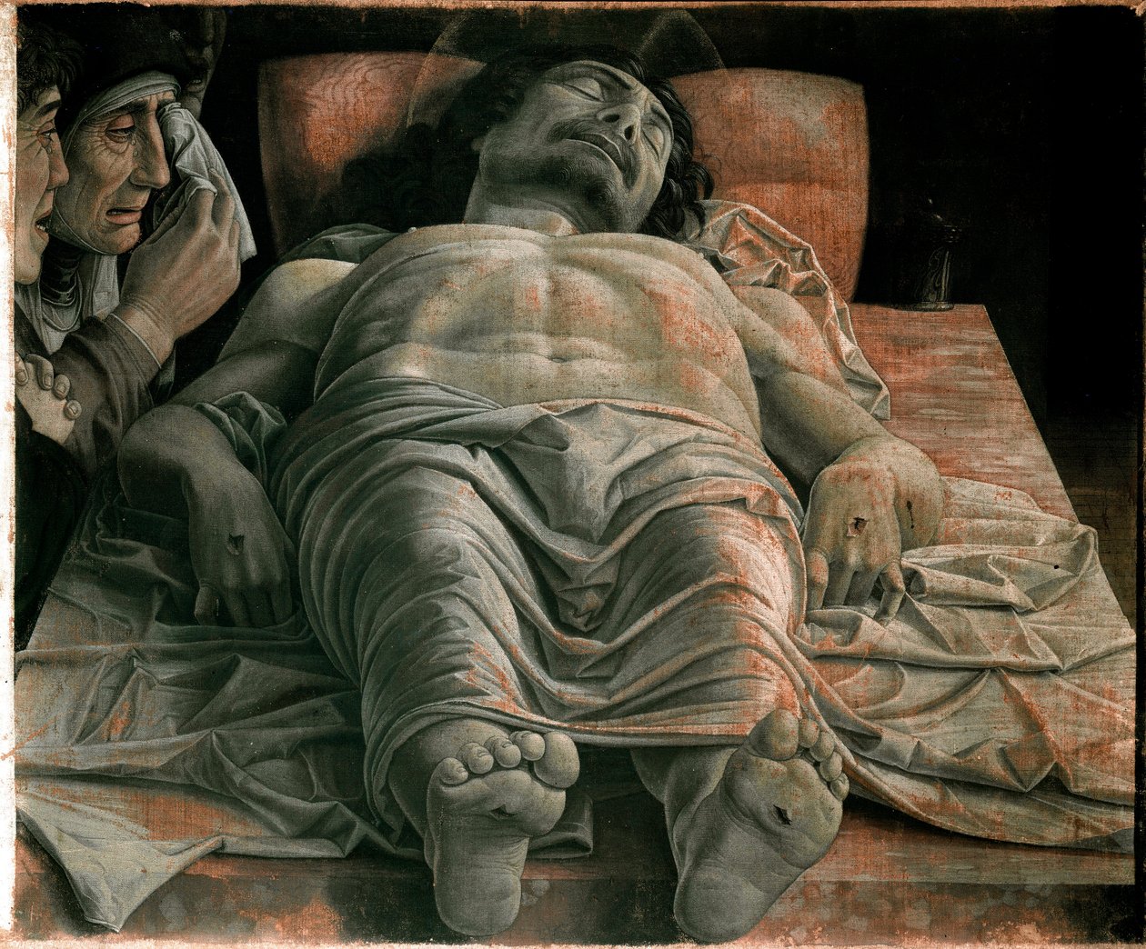 Martwy Chrystus autorstwa Andrea Mantegna