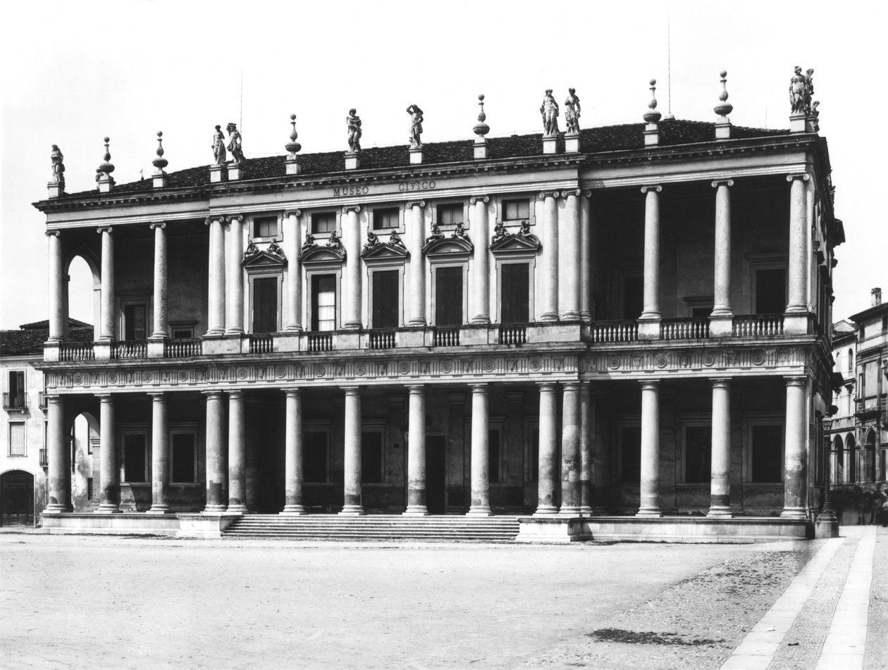 Fasada główna Villa Chiericati, zbudowana ok. 1550 autorstwa Andrea Palladio