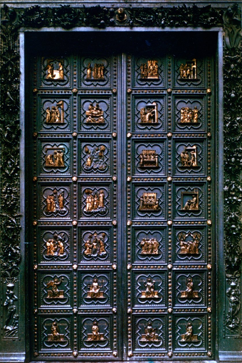 Południowe drzwi baptysterium San Giovanni, 1336 autorstwa Andrea Pisano