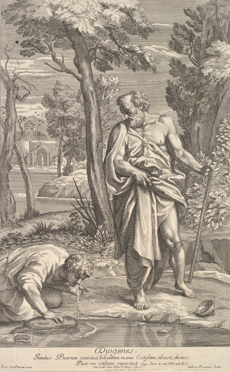 Diogenesa, 1685-1734. autorstwa Andrea Procaccini
