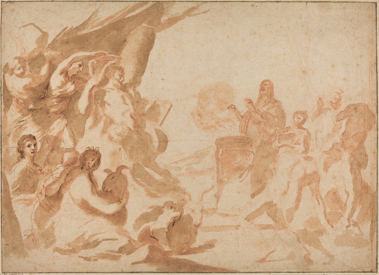 Ofiara dla Pan autorstwa Andrea Sacchi