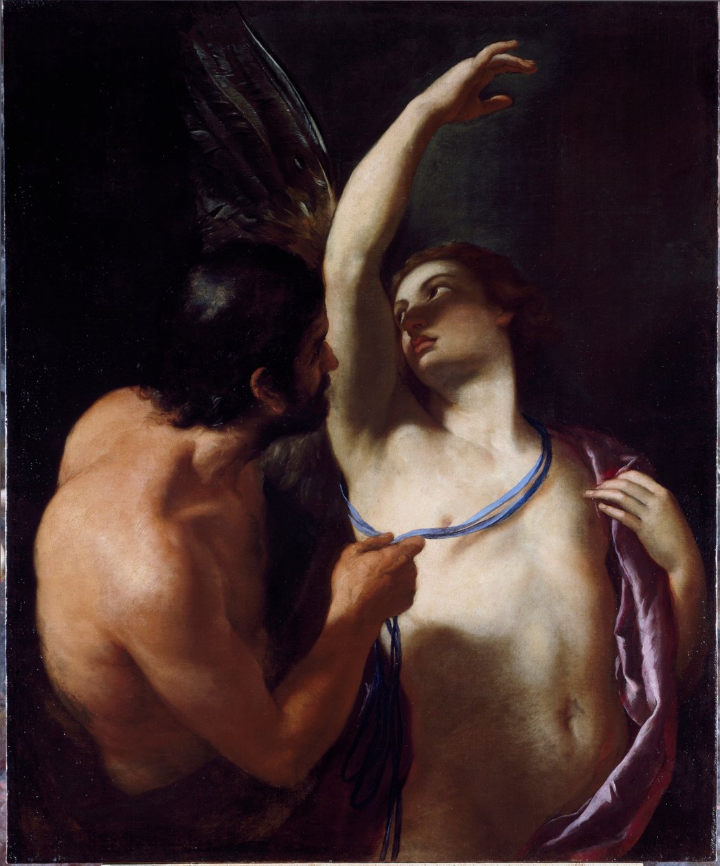 Ikar i Dedale (Ikar i Dedal) Obraz Andrea Sacchi (1599-1661) początek XVII wieku Genes, Musei di Strada Nuova (ex Palazzo Rosso) autorstwa Andrea Sacchi