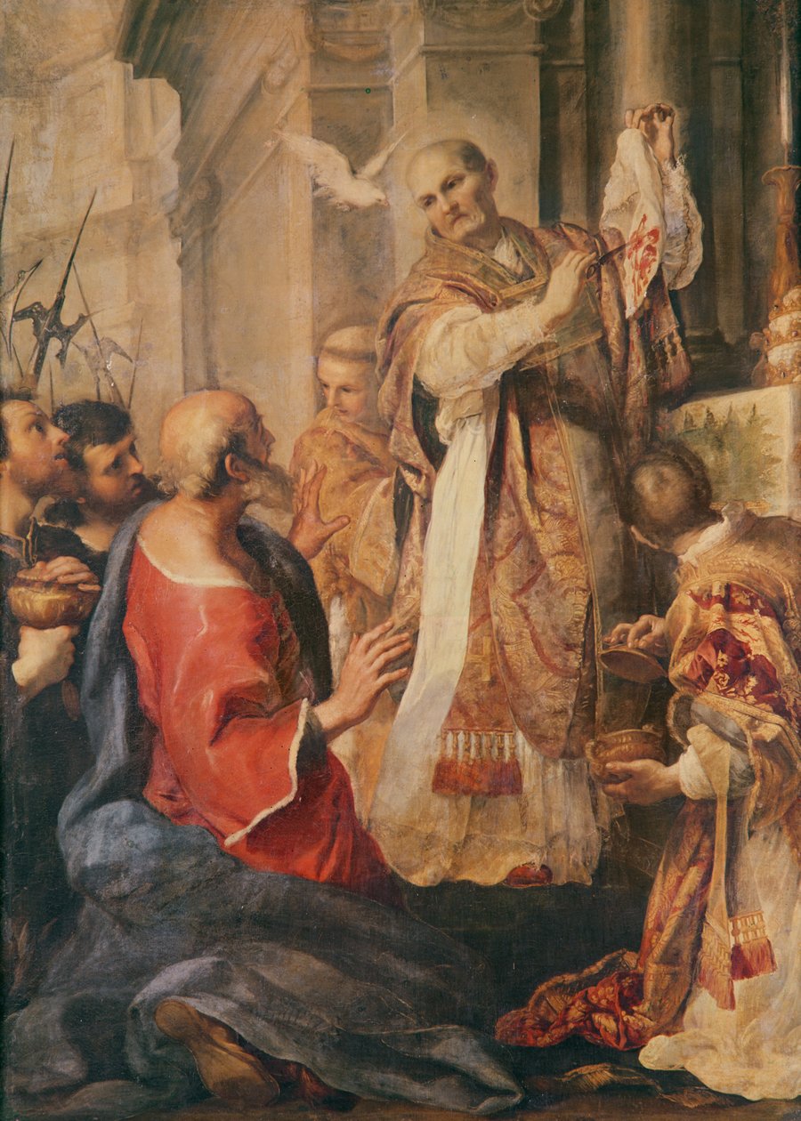 Św. Grzegorz Wielki (ok. 540-604) autorstwa Andrea Sacchi