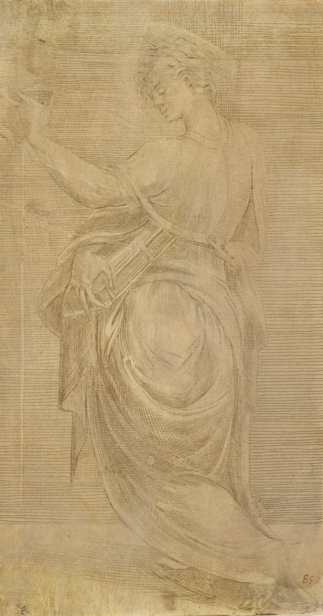 Św. Jan Ewangelista, . autorstwa Andrea Schiavone